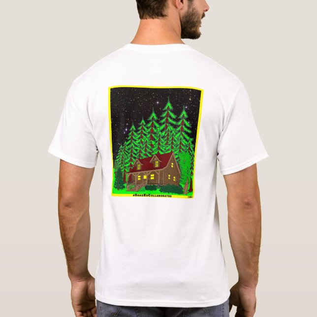 Camiseta #ShadEdColabora Cabina Voltar à Frente do Graffix  (Verso)