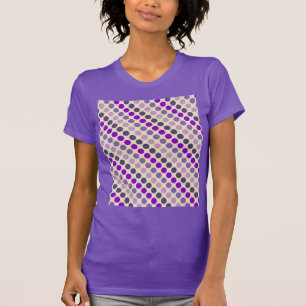 Camiseta Shades de Bolinhas Roxas de Shirley Taylor