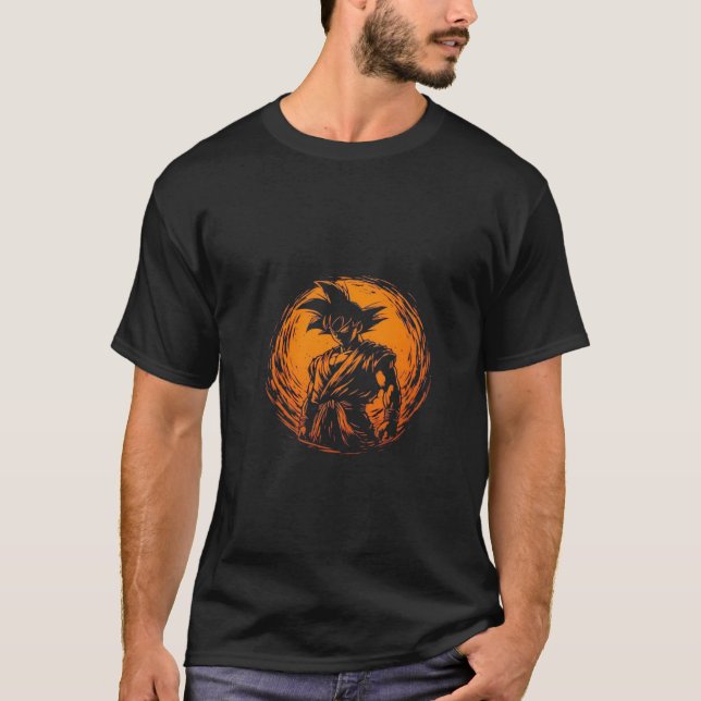 Camiseta Shadow Samurai | Anime Neon T-Shirt (Frente)