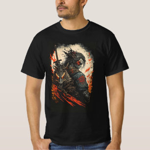 Camiseta Shadow Samurai - Guerreiro da Chama