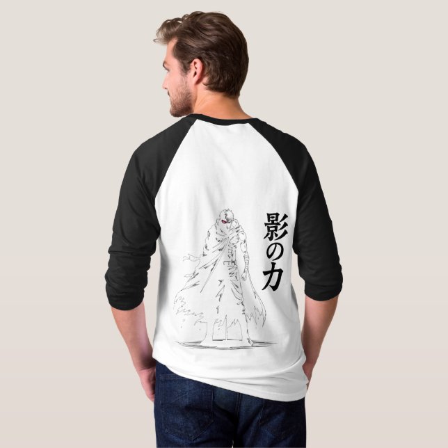 Camiseta Shadow Wrath: Dual-Sided Ninja Power (Parte Traseira Completa)