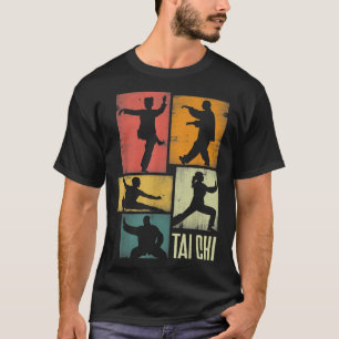 Camiseta Shadowboxer de Arte Marcial Tai Chi Silhouettes