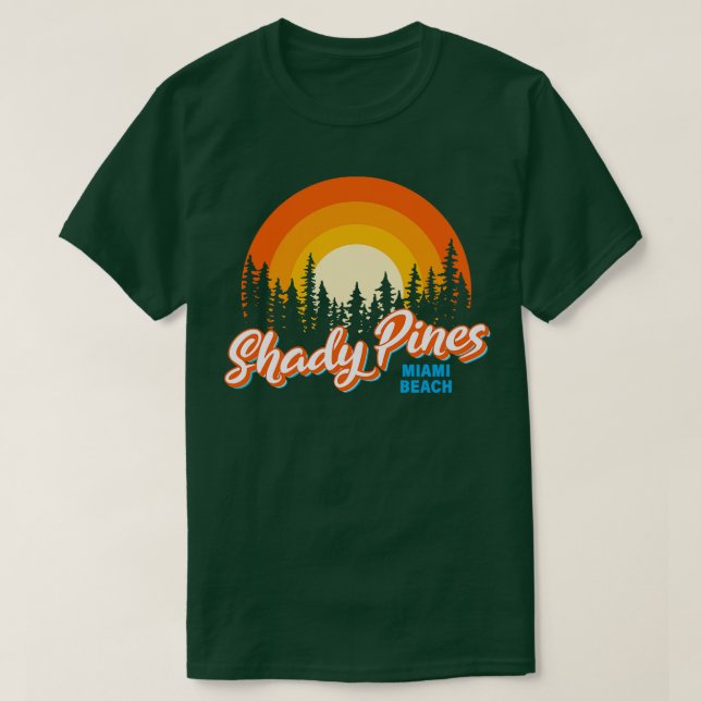 Camiseta Shady Pines Vintage (Frente do Design)
