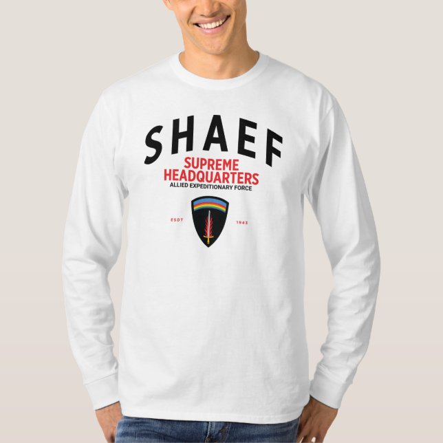 Camiseta SHAEF Supreme Headquarters Tribute Long Sleeve (Frente)