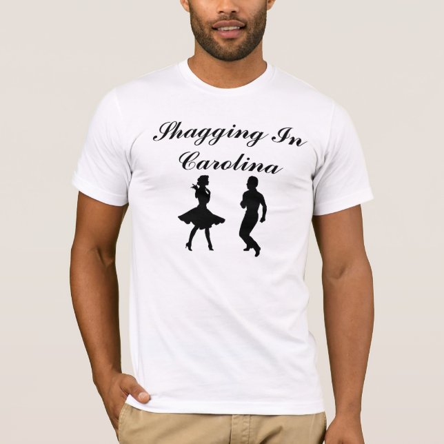 CAMISETA SHAGGING EM CAROLINA-T-SHIRT (Frente)