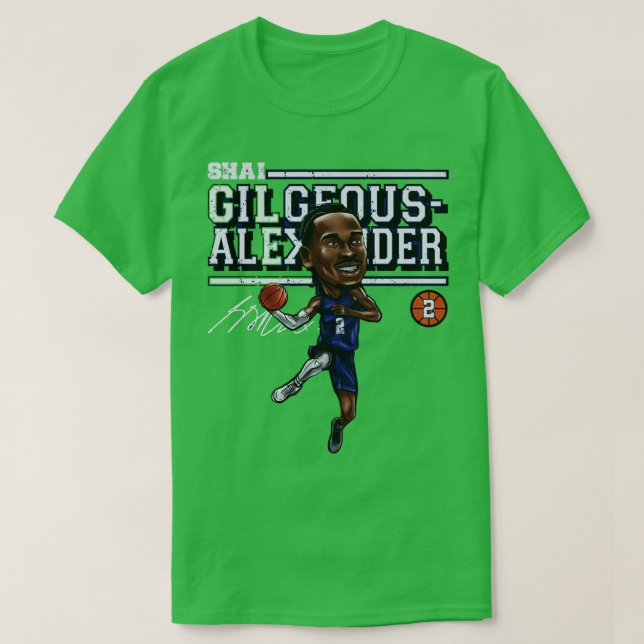 Camiseta Shai Gilgeous, Alexander Oklahoma City (Frente do Design)