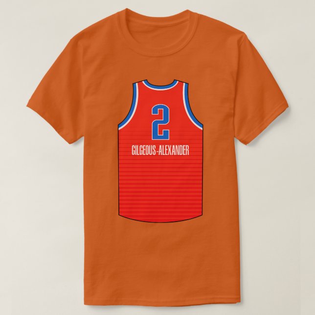 Camiseta Shai Gilgeous, Alexander Oklahoma City Jersey Quan (Frente do Design)