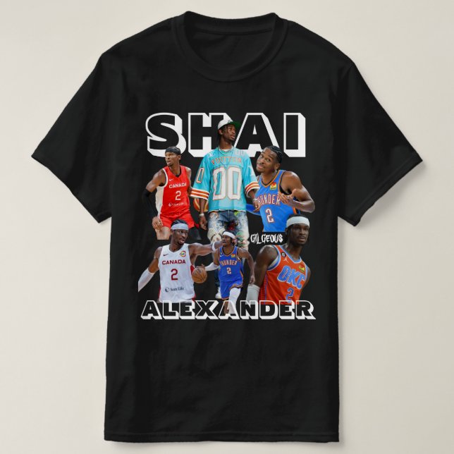 Camiseta Shai Gilgeous Alexander T-Shirt (Frente do Design)