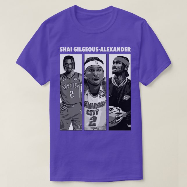 Camiseta Shai GilgeousAlexander Basbol 2 (Frente do Design)
