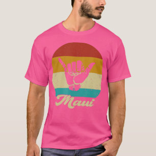 Camiseta Shaka Maui Hawaii Hang Loose Aloha Hawaiian Retro