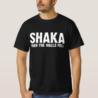 CAMISETA SHAKA QUANDO AS PAREDES CAIRAM