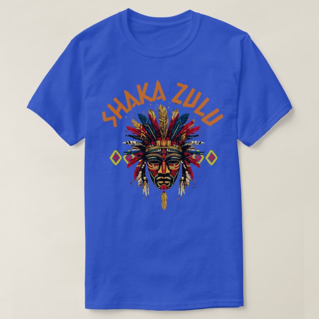 Camiseta Shaka Zulu (Frente do Design)