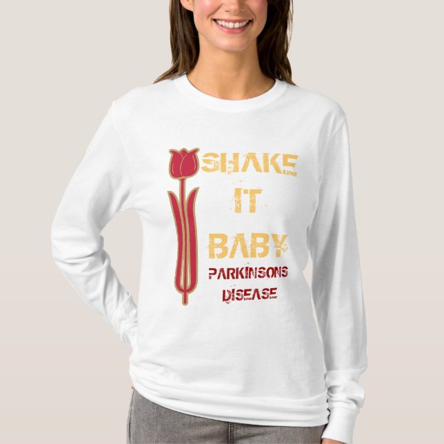 CAMISETA SHAKE, ISSO, BEBÊ, PARKINSONS DIS... (Frente)