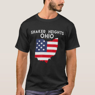 Camiseta Shaker Heights Ohio EUA State America Viagem Ohioa