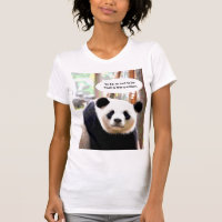 Shakespeare Citação Panda Bear Elegante Mulheres