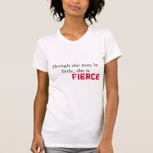 Camiseta shakespeare - é feroz e forte