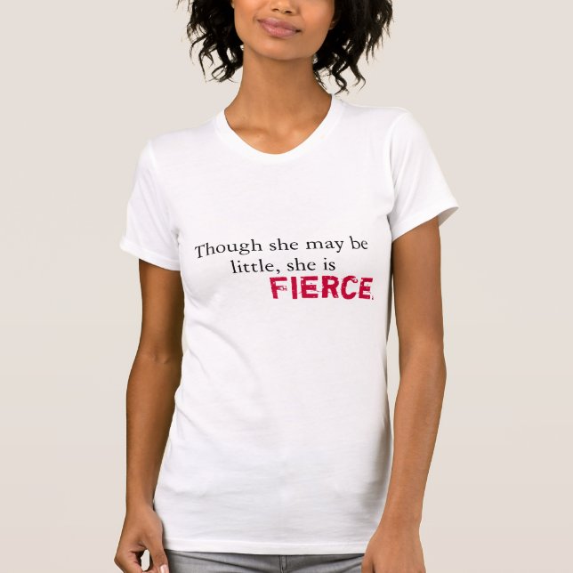 Camiseta shakespeare - é feroz e forte (Frente)