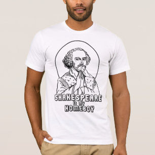 Camiseta Shakespeare é meu ficar em casa