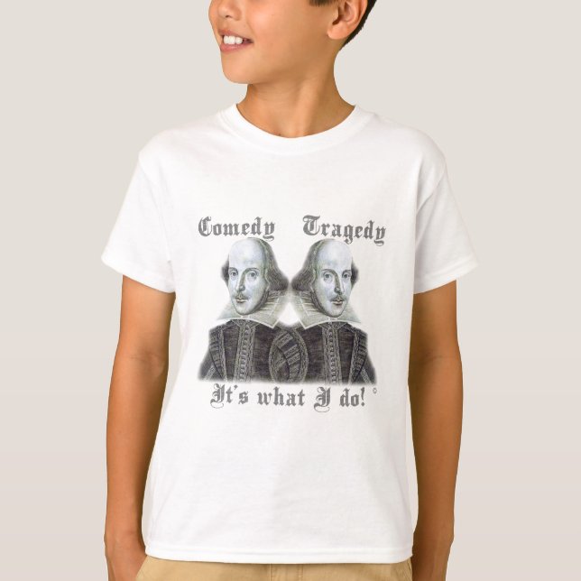 Camiseta Shakespeare - é o que eu faço! (Frente)