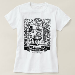 Camiseta Shakespeare no Parque dos Cães - Romeu - Chihuahua
