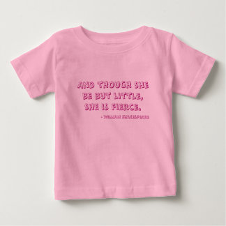 Camiseta Shakespeare pequena, mas feroz