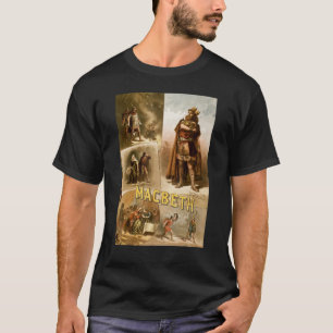 Camiseta Shakespeare Play Macbeth Shakespeare Inglês