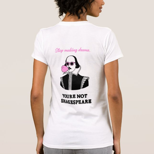 Camiseta Shakespeare T-Shirt (Verso)