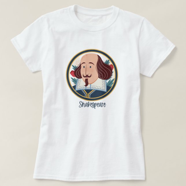 Camiseta Shakespeare T-Shirt (Frente do Design)