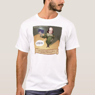 Camiseta Shakespeare Torna Selfie Engraçado