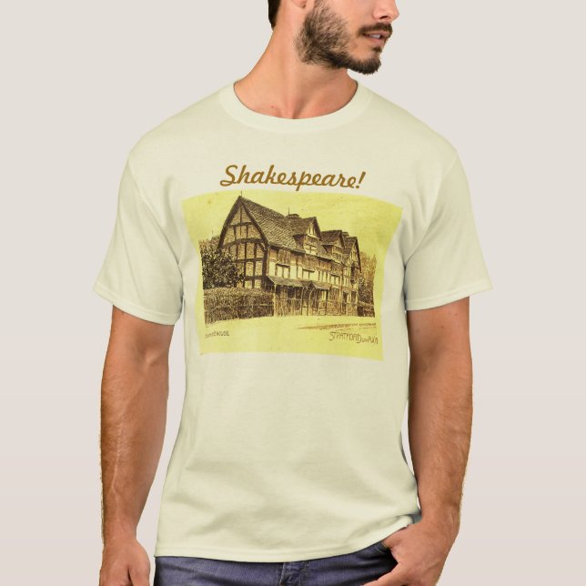 Camiseta Shakespeare! Vintage (Frente)