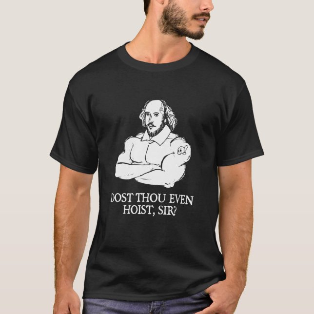 Camiseta Shakespeare, Você Até Mora, Senhor (Frente)