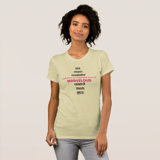 Camiseta Shakespearean inspira maravilhosa mãe
