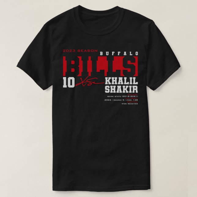 Camiseta Shakir Bills 2023 (Frente do Design)