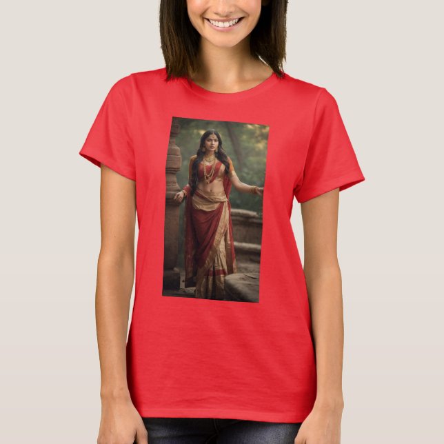 Camiseta Shakuntala: Beleza Eterno da Mitologia Indiana (Frente)