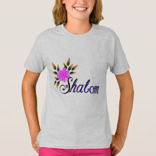 Camiseta Shalom Floral Girls T-Shirt