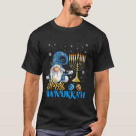 Camiseta Shalom Gnome Happy Hanukkah Chanukah