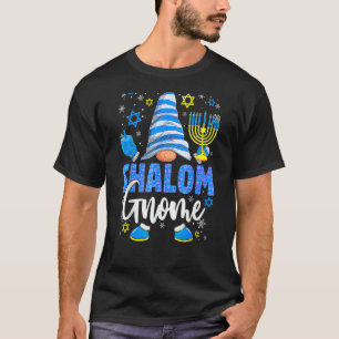 Camiseta Shalom Gnome Menorah Dreidel Hanukkah Chanukah jud