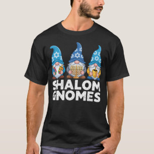 Camiseta Shalom Gnomos Divertido Judeu Hanukkah 	 Chanukah 