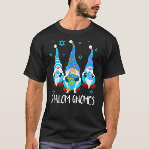 Camiseta Shalom Gnomos Feliz Chanukah Menorah Hanukkah Jewi
