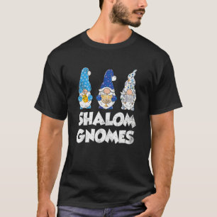 Camiseta Shalom Gnomos judeu Hanukkah Pajamas Chanukah 202