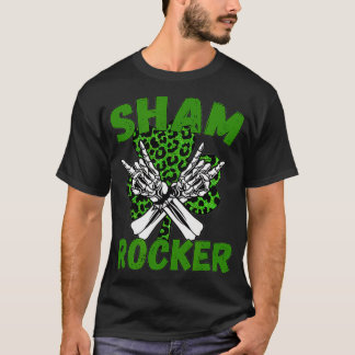 Camiseta Sham Rocker Happy Dia de São Patrício Shamrockers