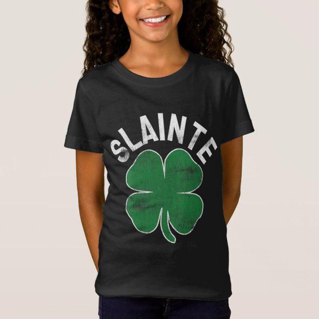 Camiseta Shamro de DIA DE SÃO PATRÍCIO irlandês do Bebendo  (Frente)
