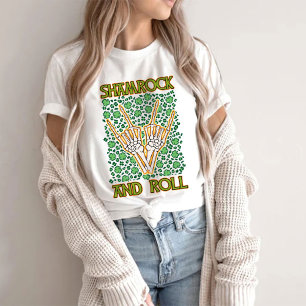 Camiseta Shamrock And Roll, Pattrick's Day T-Shirt