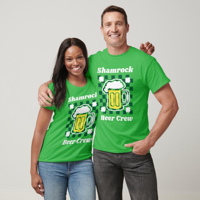 Camiseta Shamrock Beer Crew (Unissex)