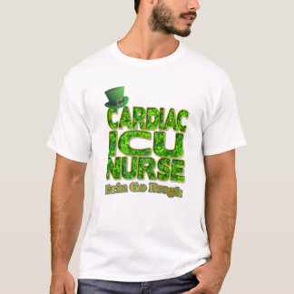 Camiseta Shamrock Cardiac ICU Nurse