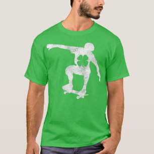 Camiseta Shamrock de Dia de São Patrício irlandês de ska