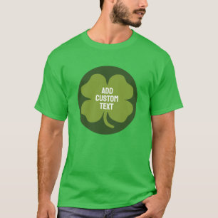 Camiseta Shamrock de Dia de São Patrício - Personalizado pa