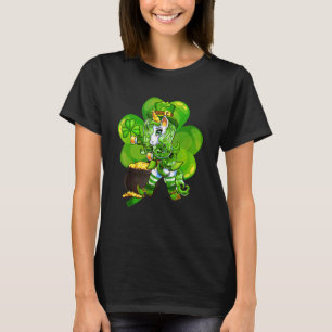 Camiseta Shamrock Flosing Unicorn Leprechaun St Patricks D