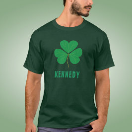 Camiseta Shamrock Green Clover Ireland Celular Irish Name