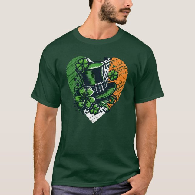 Camiseta Shamrock Irish day Irlanda (Frente)